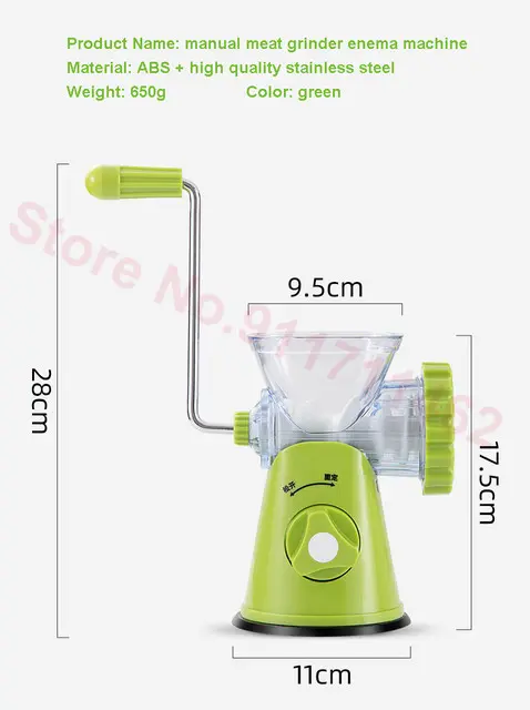Green Mincer and past maker grinder