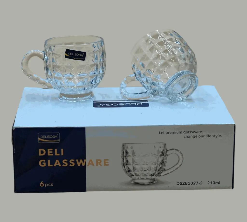 06 pcs set Delisoga glassware