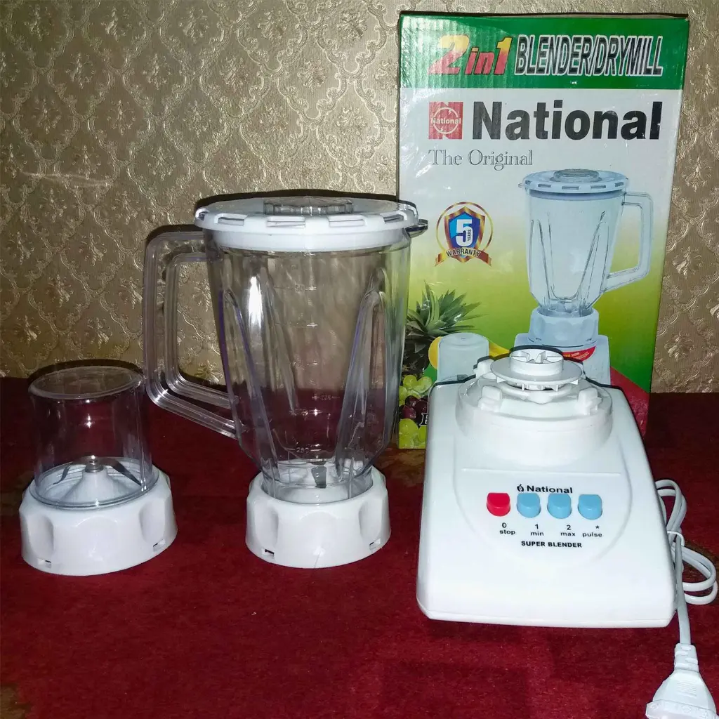 National Juicer Biender Grinder 2 in 1