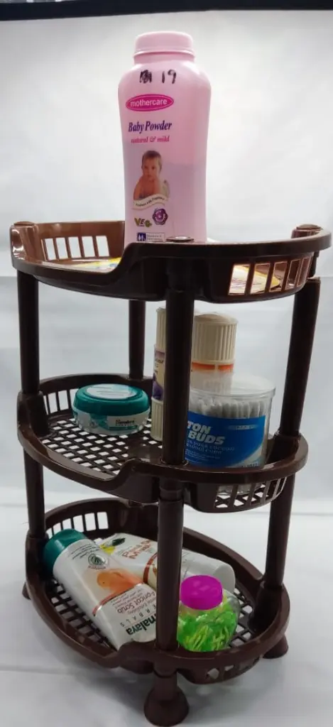 3 Layer Foldable Storage Rack - Multipurpose
