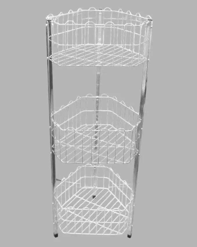 Stainless Steel 3 Tiered Traingular Kitchen Rack