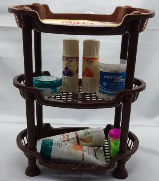 3 Layer Foldable Storage Rack - Multipurpose