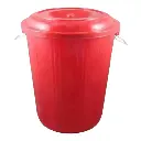 Plastic Bucket / Drum with Lid -- Storage Balti in 50L