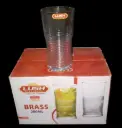 06 pcs glass set /lush/BRASS Glass Water 280 ml