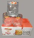 LUSH PANSY 06 Pcs Set Glassware 300 ML