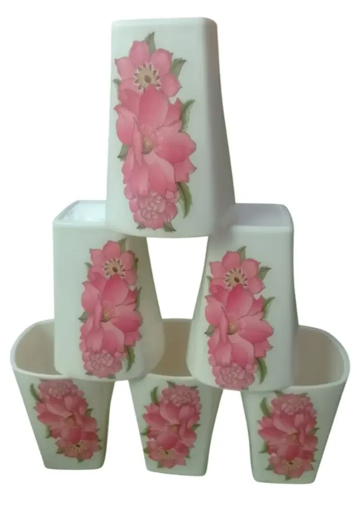 Melamine Double Grace Glass 06 Pcs Set