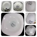 ✅Plastic Melamine Dinner Set bule print 27 pcs double grace
