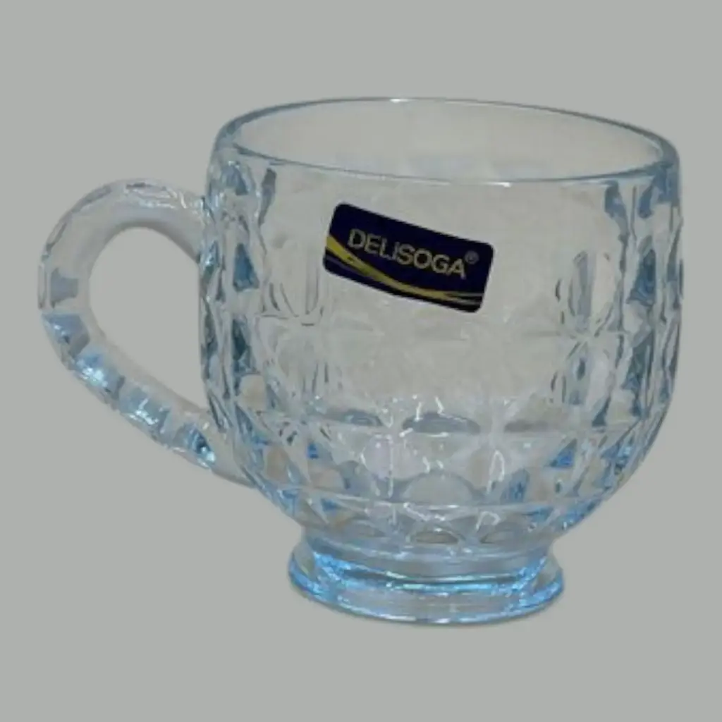 ✅Deli Glassware Tea Cup 6 pcs DSZB2027-2 210 ml
