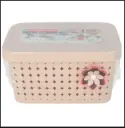 ✅Home ket Flowers Storage , Medicine container,basket, Picnic And Carry Basket With Lid (Original Homeket Imported from IRAN) Size:8.56×5Inch