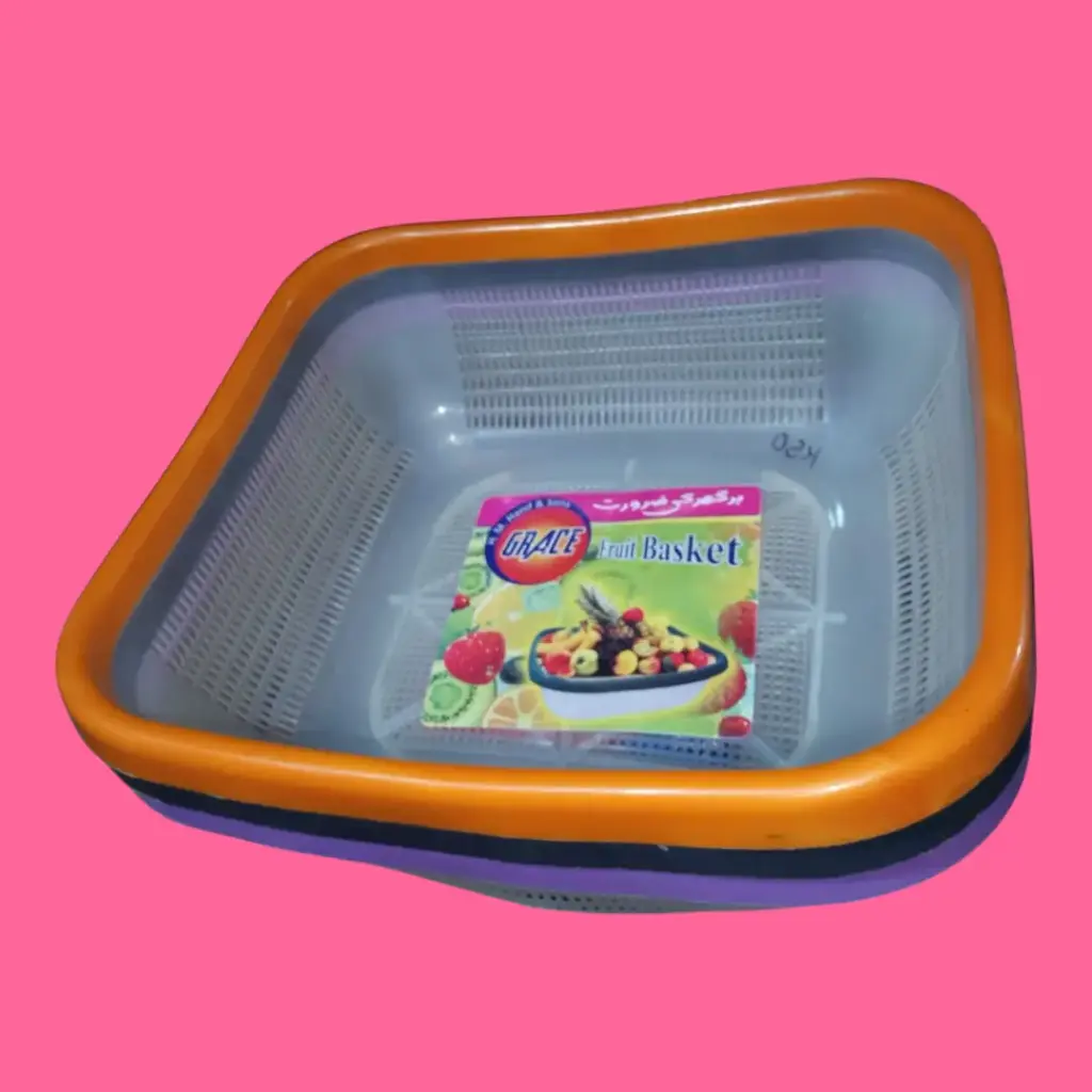 ✅Grace Plastic Fruit Basket (1 Piece)