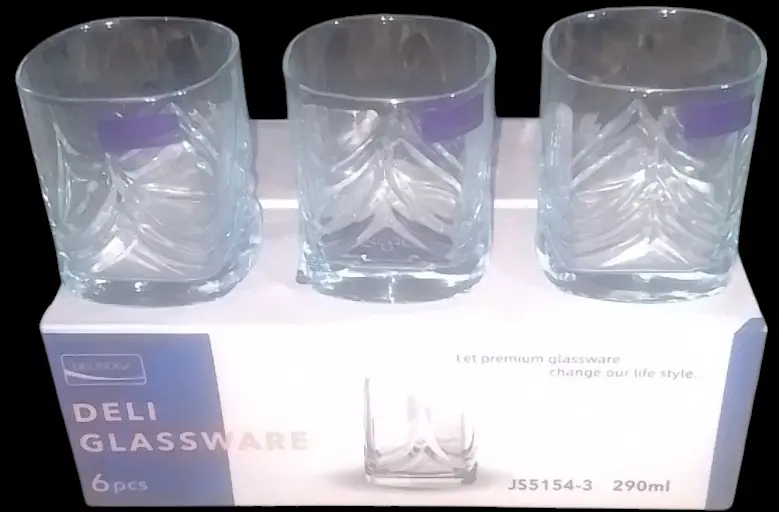 ✅DELI Glassware 6 pcs JS5154-3 290 ml