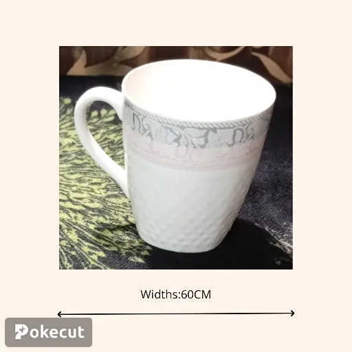 Bone China Tea Cups set 6 pcs 220 ml