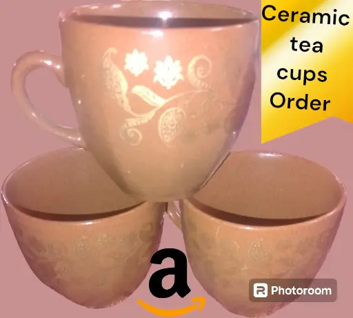 Ceramic cup 6 pcs set 240ml