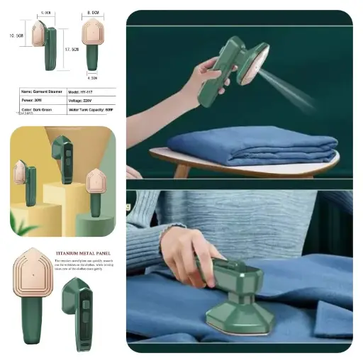 ✅Mini Iron Flat Ironing / hanging Ironing two in one Steam Ironing / dry Ironing made in USA
