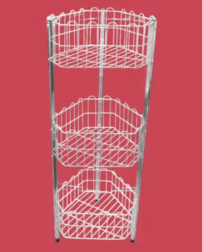 ✅3 Tiered Traingular Kitchen Rack Stainless Steel 