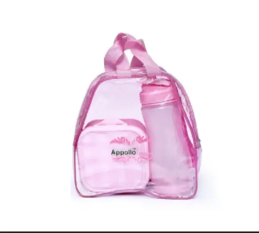 ✅Appollo Buddy Pack 3 in 1 set (Bottle and School Lunch Box) With Handle Bag