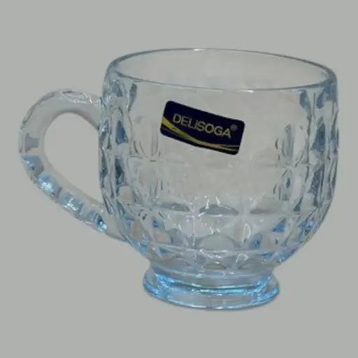 ✅Deli Glassware Tea Cup 6 pcs DSZB2027-2 210 ml